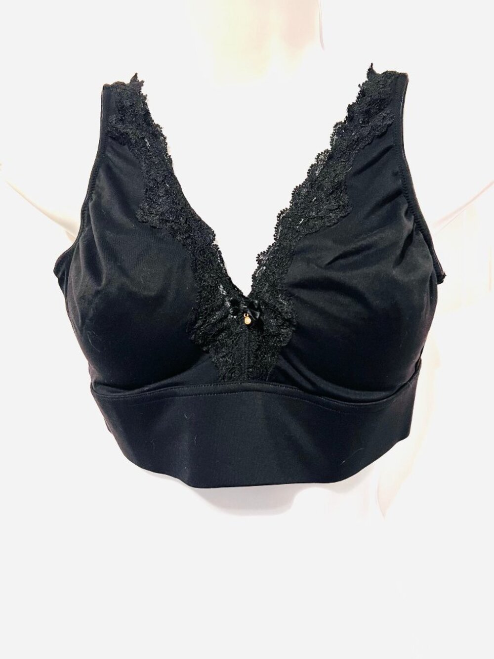 Soma Embraceable Wireless Unlined Lace Bra-Large-Super Soft-Adjustable-Lightweig